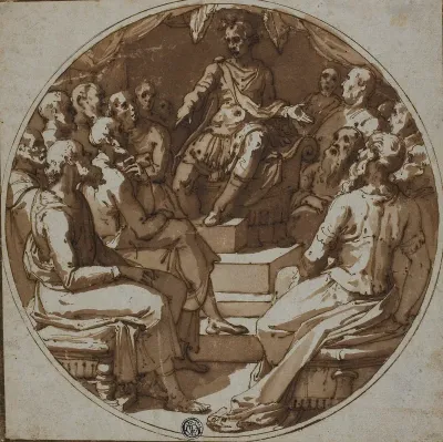 Julius Caesar Addressing Senators