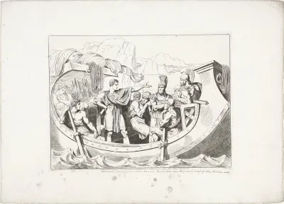 Julius Caesar gevangen door zeerovers