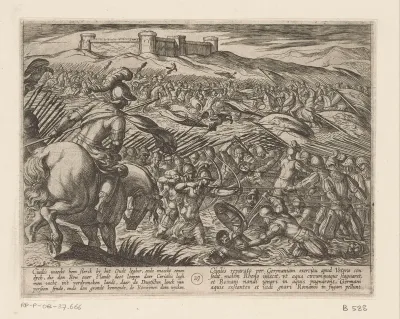 Julius Civilis zet het land onder water met behulp van dijken