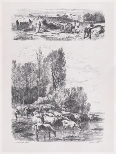 July, from "Album of Rustic Subjects"