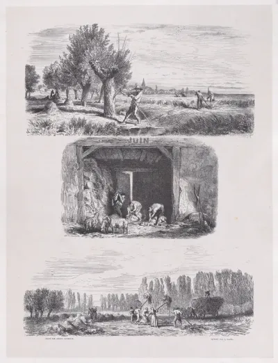 June, from "Album of Rustic Subjects"