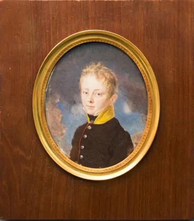 Junge in brauner Uniform, nach links gewendet (Heinrich V. von Bourbon?)