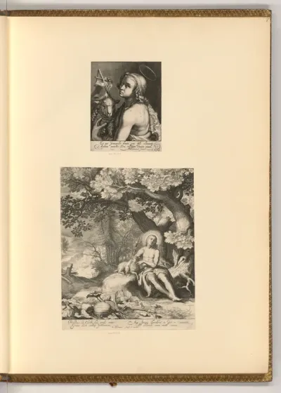 Junger Johannes der Täufer mit Lamm
