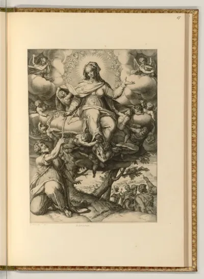 Jungfrau Maria mit dem heiligen Thomas