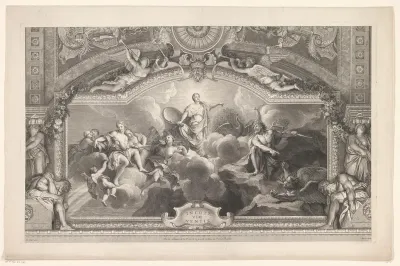 Juno beveelt Aeolus de stormen los te laten