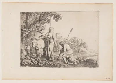Juno Delivering Io, plate 1 from The Story of Mercury and Argus