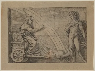 Juno in a Chariot Pulled by Peacocks