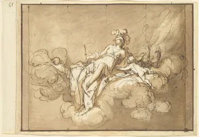 Juno Seated on the Clouds
