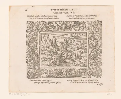 Juno verandert Callisto in een beer