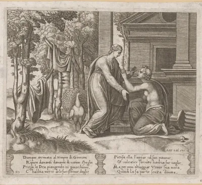 Juno weigert hulp aan Psyche