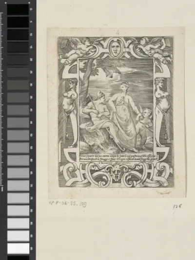 Jupiter als herder en Mnemosyne