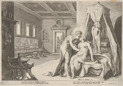 Jupiter and Leucothoe, from Ovid's "Metamorphoses", Book III