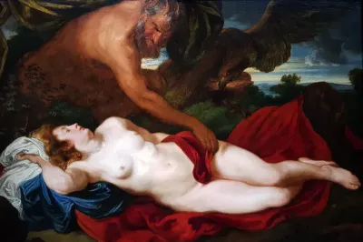 Jupiter as Satyr by Antiope