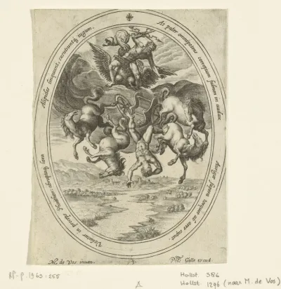 Jupiter doet Phaëthon neerstorten