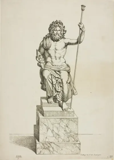 Jupiter, drawn from the collection of M. Denon