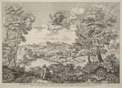 Jupiter in a Landscape