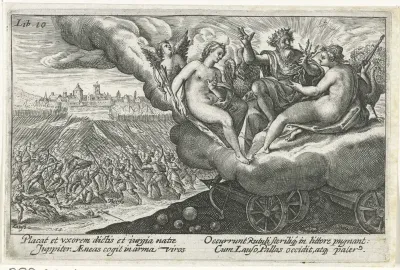 Jupiter kalmeert Venus en Juno