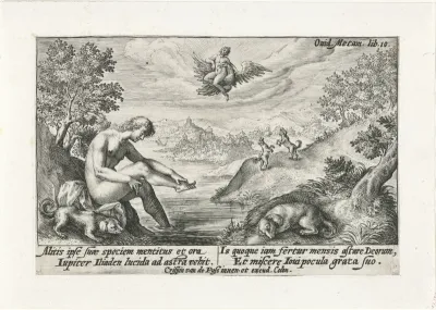 Jupiter ontvoert Ganymedes