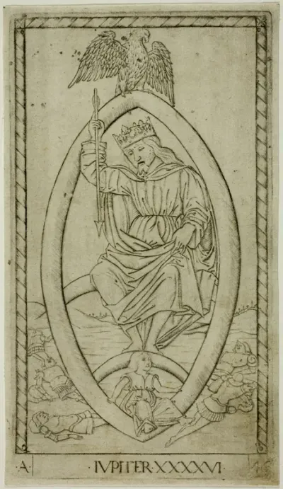 Jupiter, plate 46 from Planets and Spheres