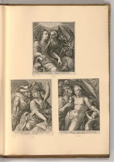 Jupiter und Juno; Merkur und Minerva; Mars und Venus