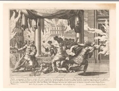 Jupiter verandert koning Lycaon in een wolf
