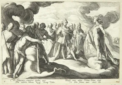 Jupitor og guderne beder Helios om at genoptage kontrollen over solvognen