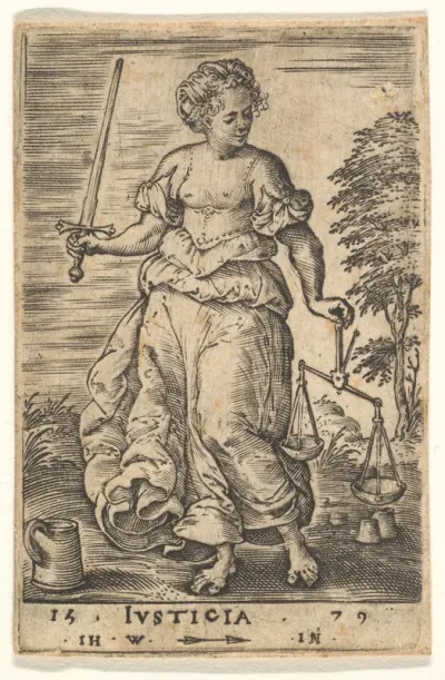 Justice, from "The Seven Virtues and Knowledge"