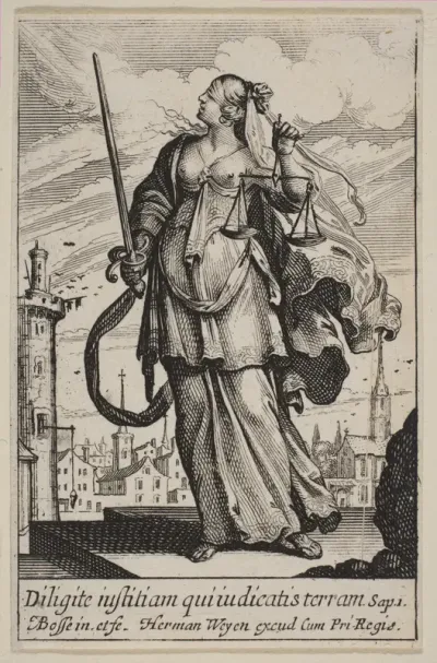 Justice, from "The Virtues" (Les Vertus)