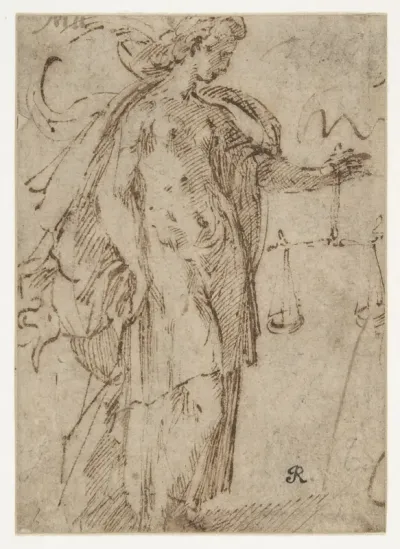 Justice Holding Scales