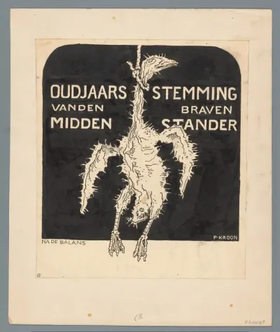 Kaalgeplukte middenstander