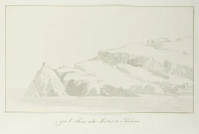 Kaap S. Alessio tussen Messina en Taormina