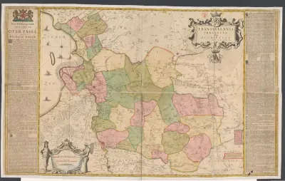 Kaart en beschrijving van Overijssel