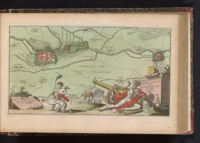 Kaart van Aire-sur-la-Lys en Saint-Venant
