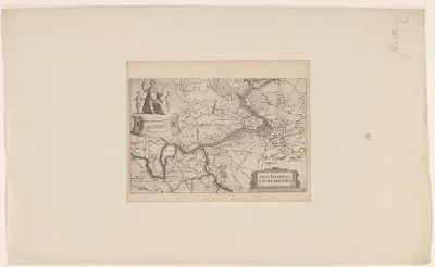 Kaart van Antwerpen en zijn omgeving