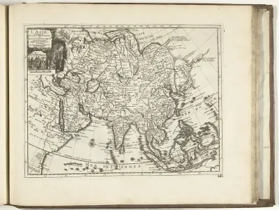 Kaart van Azië, 1726