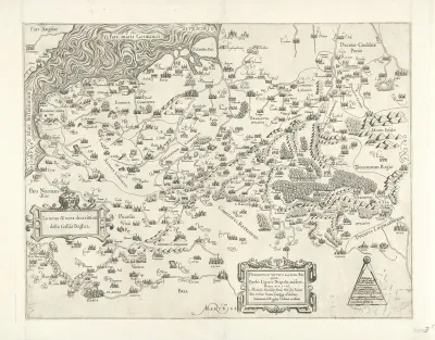 Kaart van België, 1558