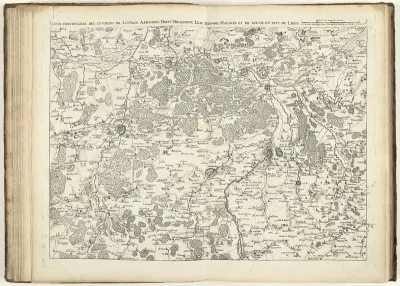 Kaart van Brabant, 1706