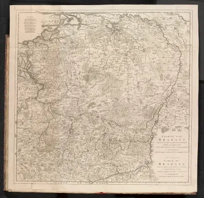 Kaart van Brabant, ca. 1701-1713