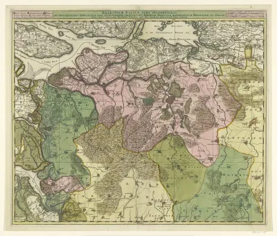 Kaart van Brabant