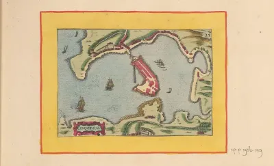 Kaart van Concarneau en omgeving