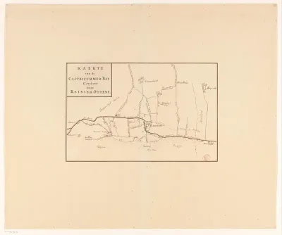 Kaart van de banne Castricum