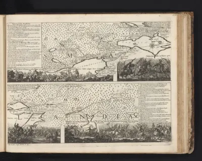 Kaart van de Bravalla heide