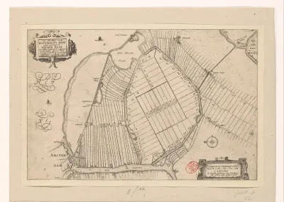 Kaart van de Diemermeerpolder