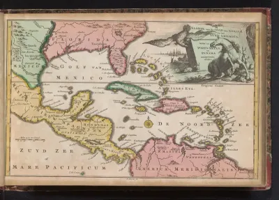 Kaart van de Golf van Mexico
