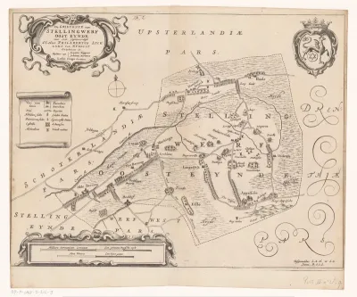 Kaart van de grietenij Ooststellingwerf