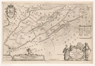 Kaart van de grietenij Weststellingwerf