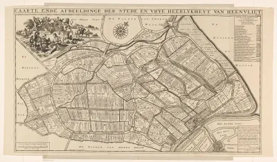 Kaart van de heerlijkheid Heenvliet