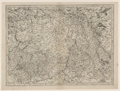 Kaart van de hertogdommen Brabant, Gulik en Kleef