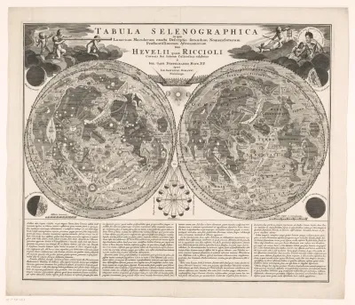 Kaart van de maan