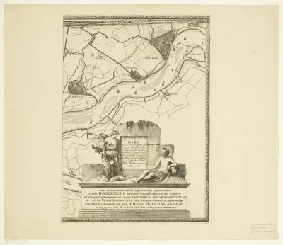 Kaart van de Maas van Rotterdam tot de Noordzee (vierde deel)